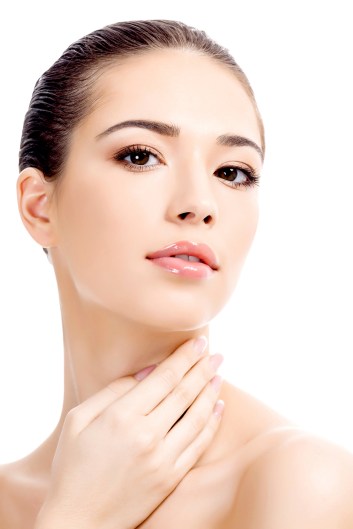 Beautiful girl with clean fresh skin